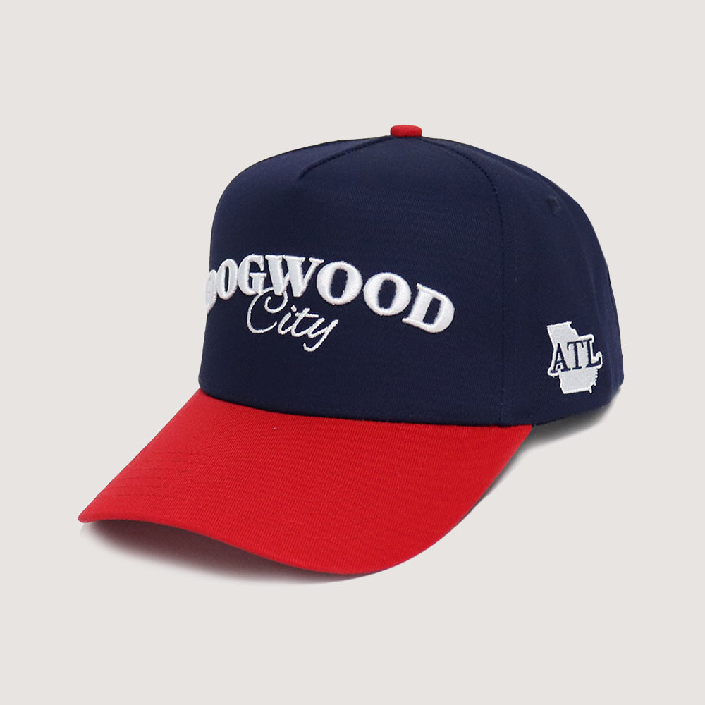 Dogwood City Hat (Navy and Red) | Dogwood City Adventure Club