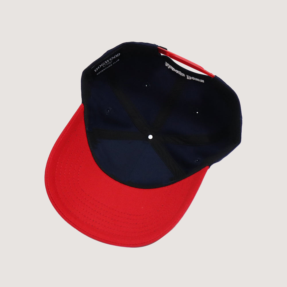 Dogwood City Hat (Navy and Red) | Dogwood City Adventure Club